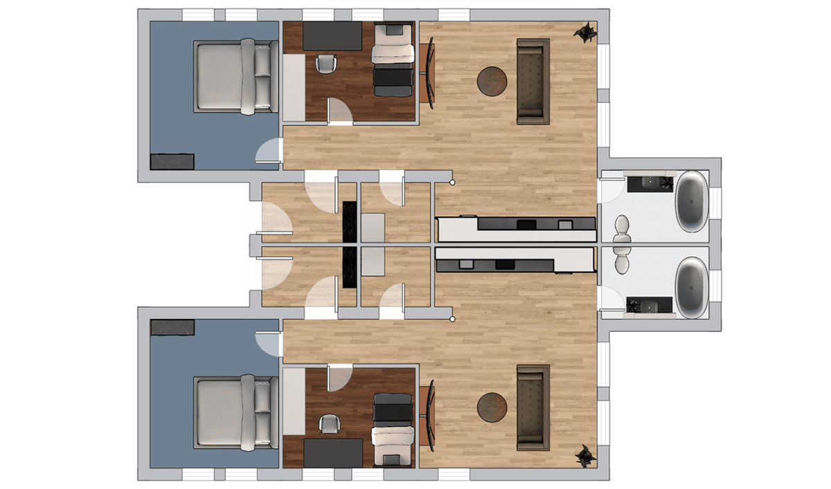 Půdorys Duo Harmonia